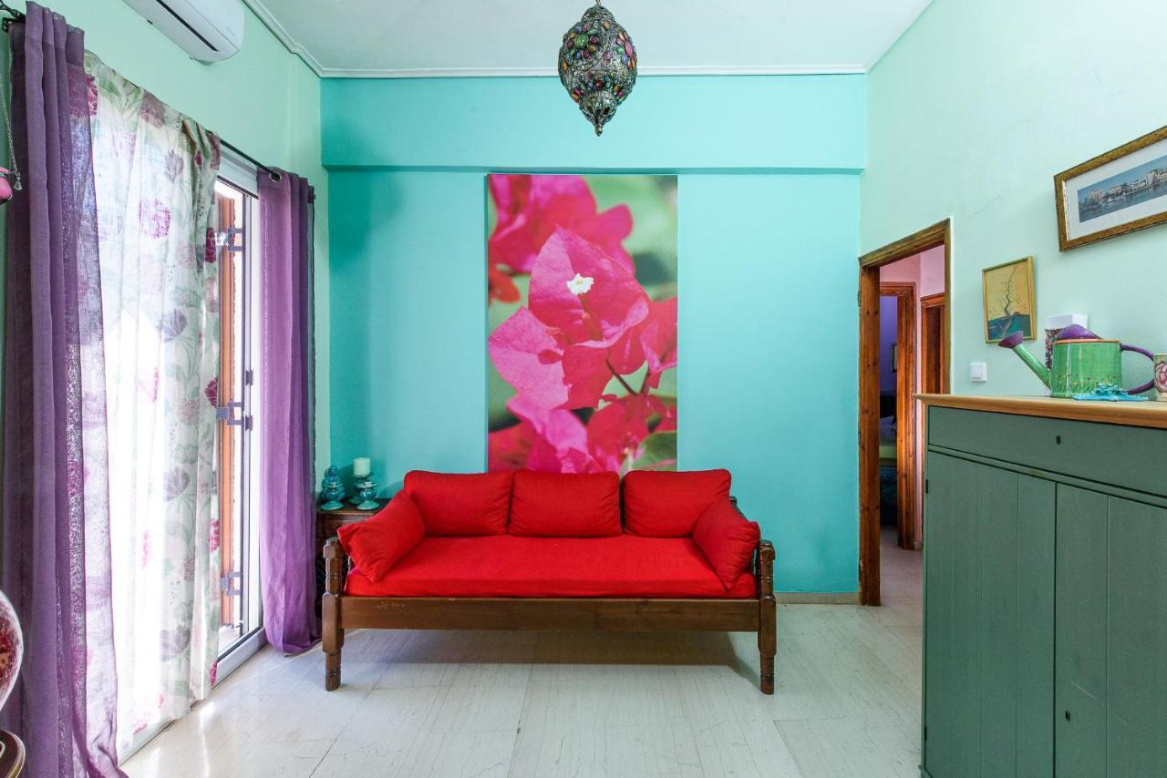 Aegina'S Flowers House Buitenkant foto